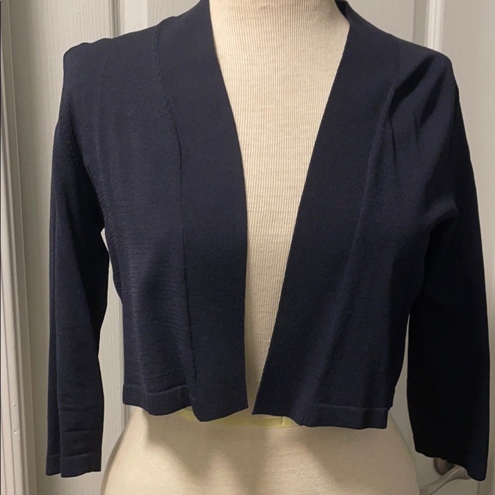 NWOT Ann Taylor navy blue cardigan, shrug - Medium
